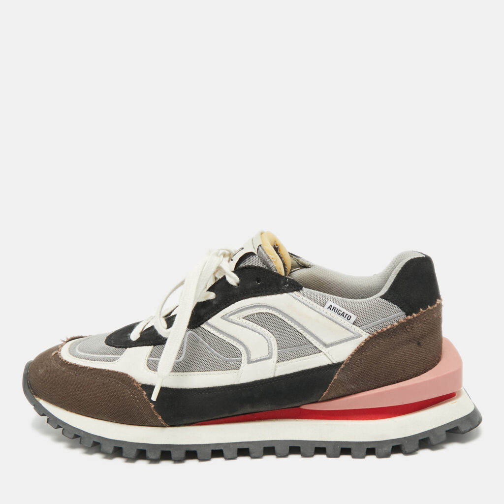 Axel Arigato Tricolor Mesh and Canvas Sonar Low Top Sneakers Size 44 Axel Arigato Tricolor Mesh and Canvas Sonar Low Top Sneakers Size 44