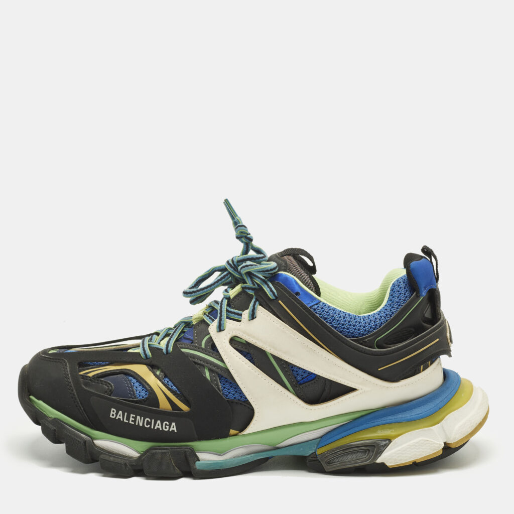 Balenciaga Track Size 44 Multicolor Faux Leather and Mesh Low Top Sneakers Balenciaga Track Size 44 Multicolor Faux Leather and Mesh Low Top Sneakers