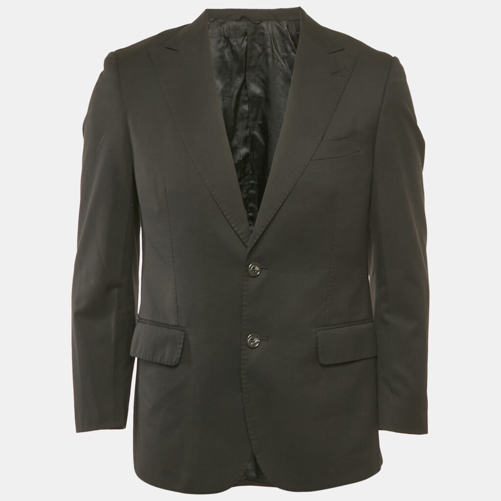 Balmain Black Wool Extra Slim Fit Blazer S Balmain Black Wool Extra Slim Fit Blazer S