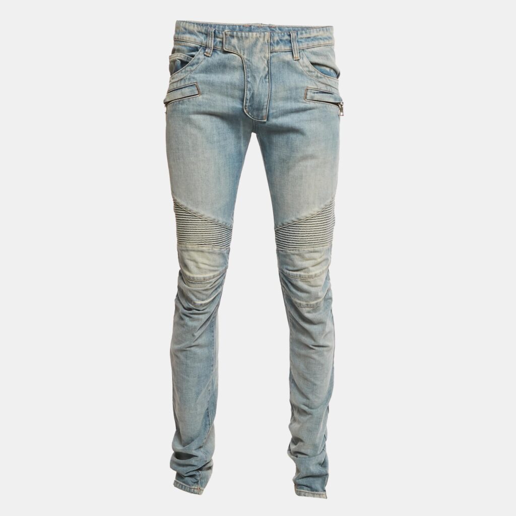 Balmain Blue Denim Slim Fit Jeans M/Waist 33"