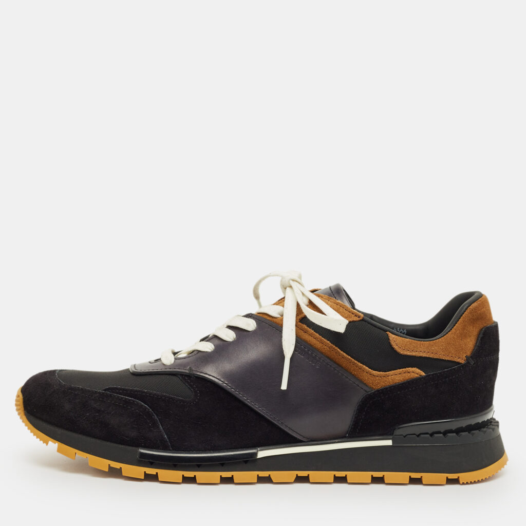 luxury-men-berlutti-used-shoes-p1237320-001-1.jpg Berluti Two Tone Leather and Suede Run Track Lace Up Sneakers Size 42