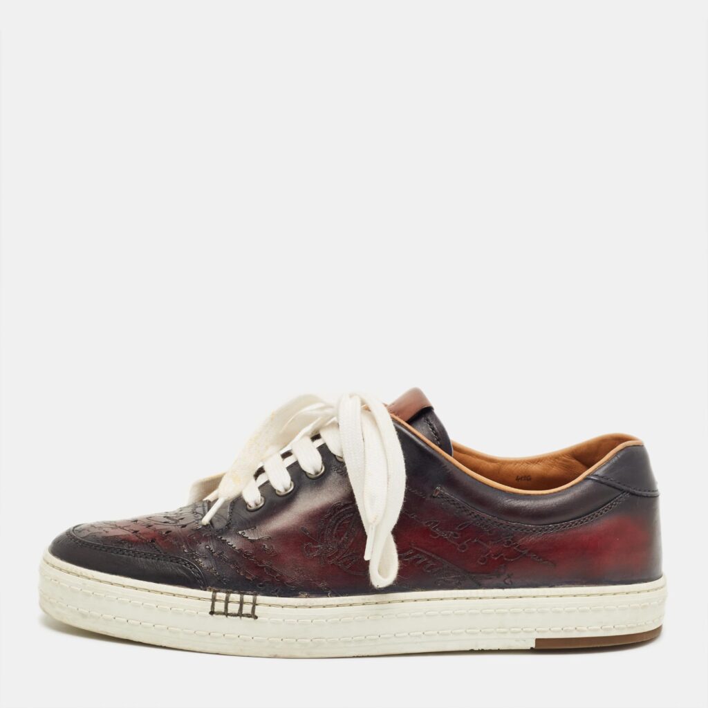 Berluti Multicolor Leather Playtime Lace Up Sneakers Size 42 Berluti Multicolor Leather Playtime Lace Up Sneakers Size 42