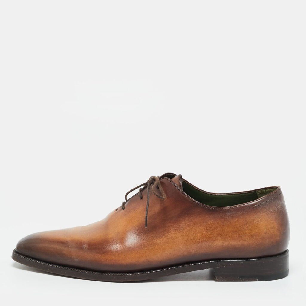 Berluti Alessandro Démesure Size 41.5 Brown Leather Oxfords Berluti Alessandro Démesure Size 41.5 Brown Leather Oxfords