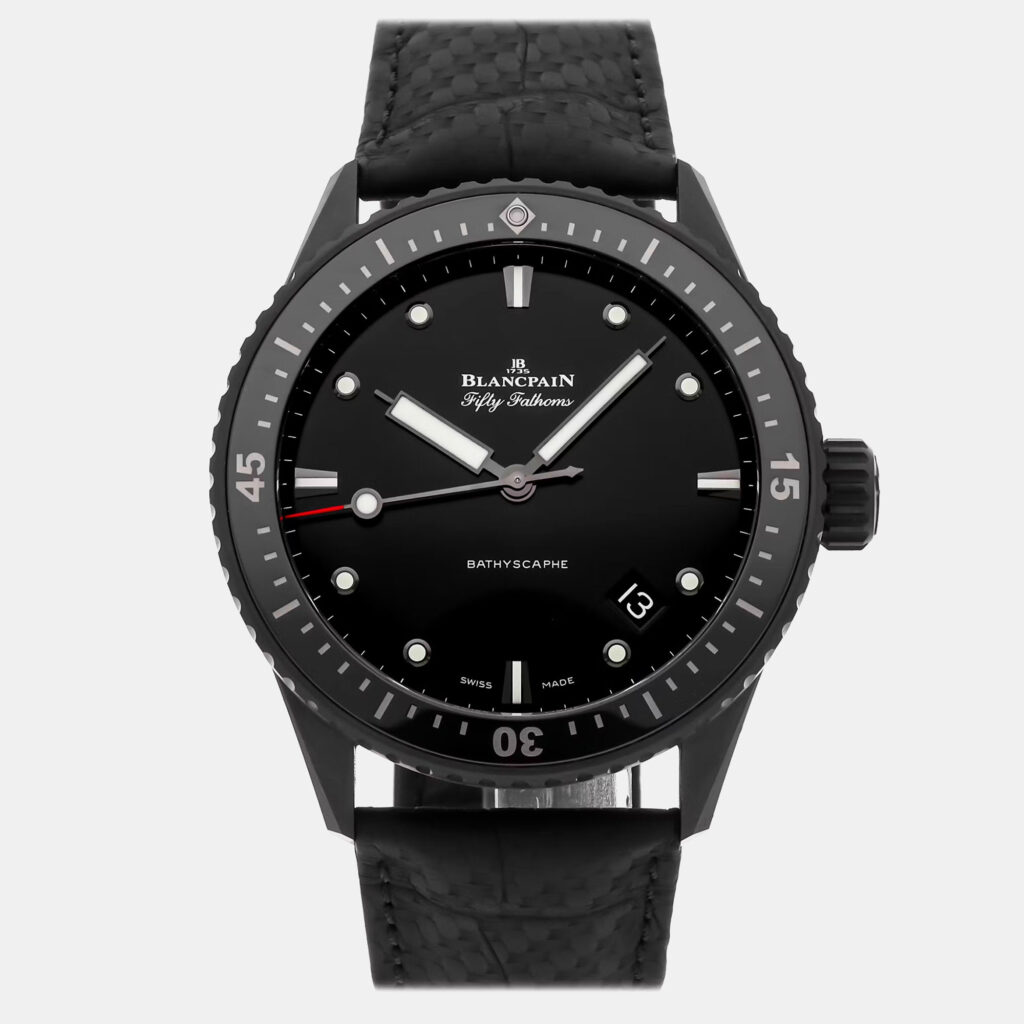 Pre-Owned Blancpain Fifty Fathoms Bathyscaphe 5000-0130-B52A Pre-Owned Blancpain Fifty Fathoms Bathyscaphe 5000-0130-B52A