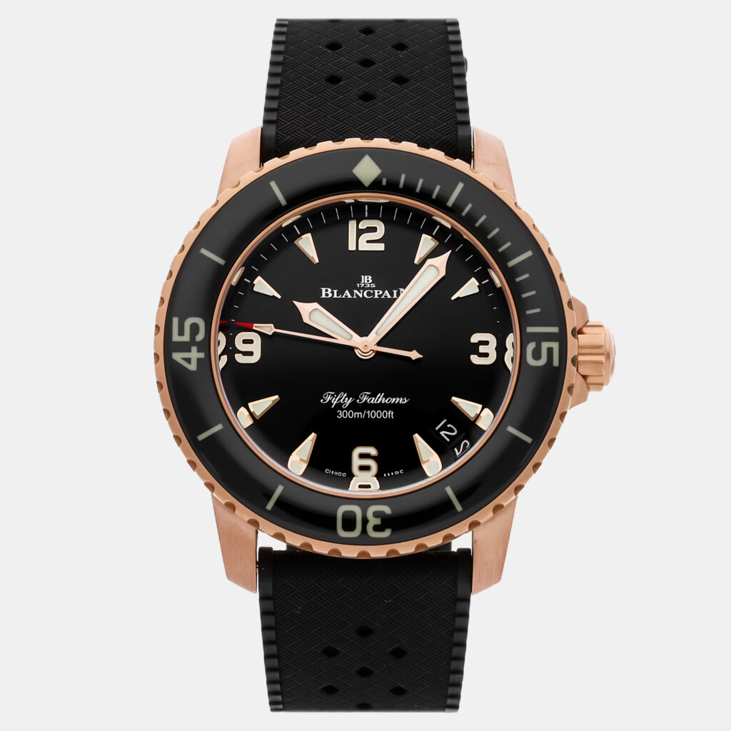 Pre-Owned Blancpain Fifty Fathoms 5010-36B30-B64A Automatic Men's Watch 43 mm Pre-Owned Blancpain Fifty Fathoms 5010-36B30-B64A Automatic Men's Watch 43 mm