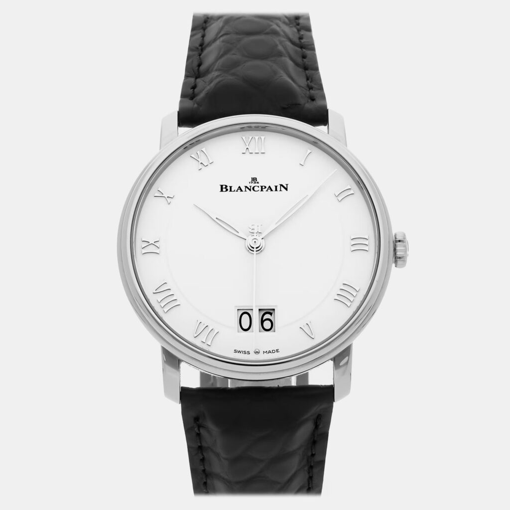 Pre-Owned Blancpain Villeret 6669-1127-55B Automatic Men's Watch 40 mm Pre-Owned Blancpain Villeret 6669-1127-55B Automatic Men's Watch 40 mm