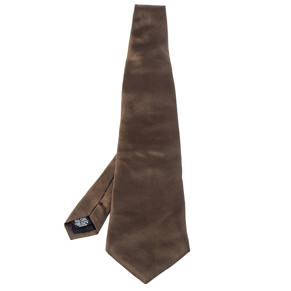 Boss By Hugo Boss Brown Silk Tie Boss By Hugo Boss Brown Silk Tie