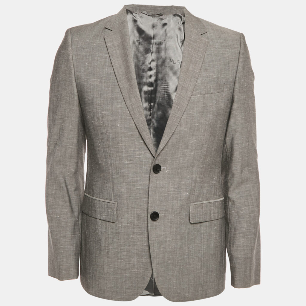 Boss By Hugo Boss Grey Wool Blend Aeron1/Hamen1 Blazer M Boss By Hugo Boss Grey Wool Blend Aeron1/Hamen1 Blazer M