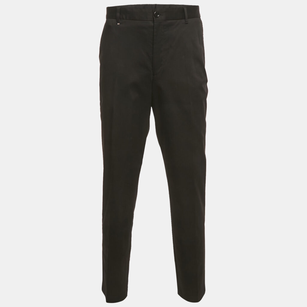 Boss By Hugo Boss Black Gabardine Formal Trousers XXL Boss By Hugo Boss Black Gabardine Formal Trousers XXL