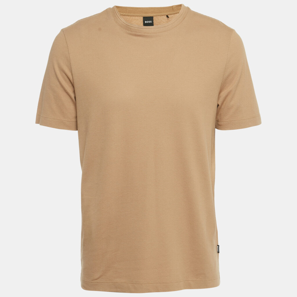 Boss By Hugo Boss Brown Knit Tiburt T-Shirt M