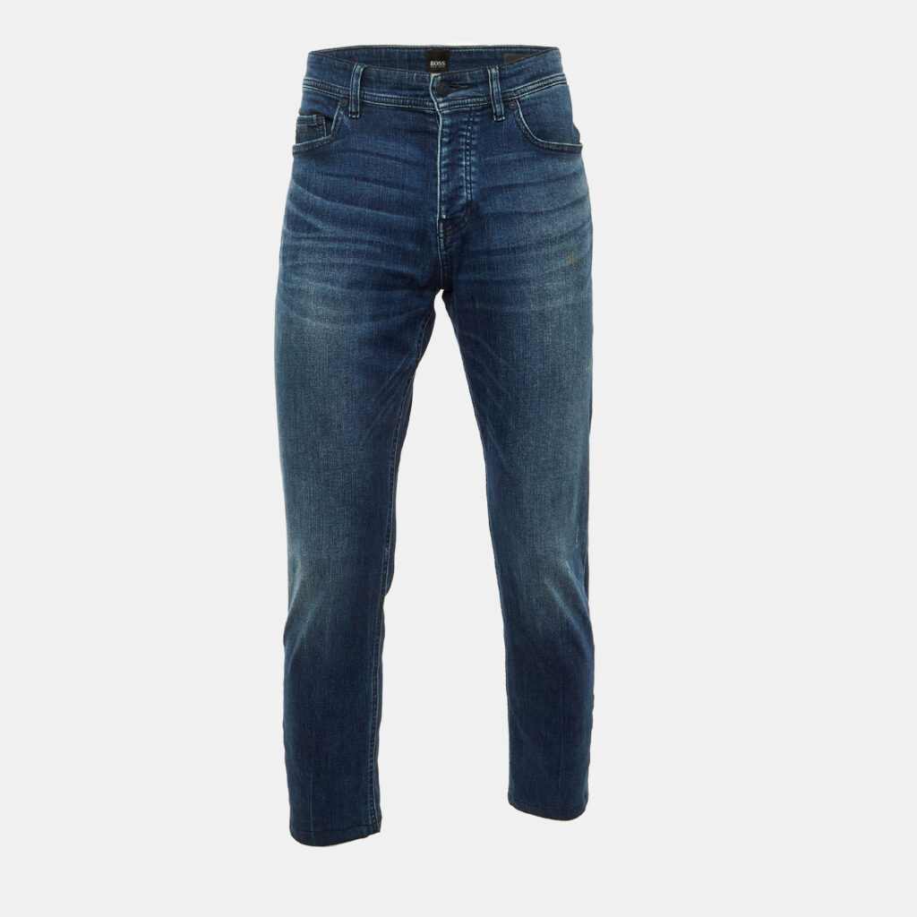 Boss by Hugo Boss Blue Denim 040 Taber Tapered Fit Jeans L/Waist 36" Boss by Hugo Boss Blue Denim 040 Taber Tapered Fit Jeans L/Waist 36"