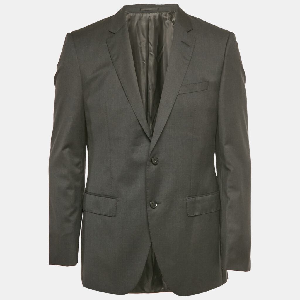 Boss By Hugo Boss Grey Wool T-Harvers2 Blazer L Boss By Hugo Boss Grey Wool T-Harvers2 Blazer L