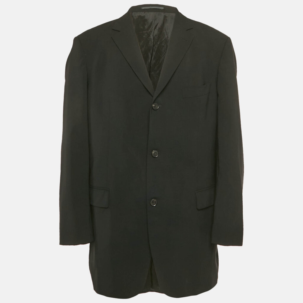 Boss By Hugo Boss Black Wool Gary Waters Blazer XL