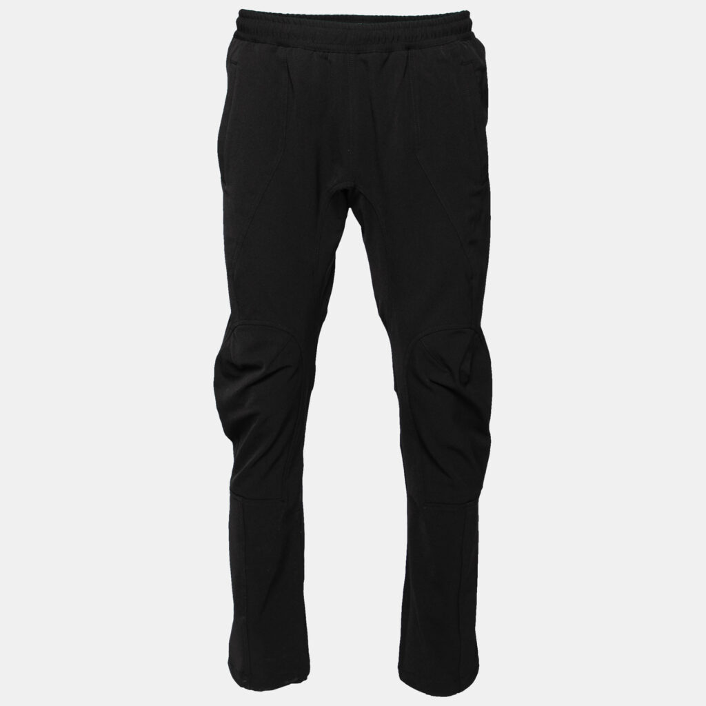 Bottega Veneta Black Stretch Knit Elasticized Waist Straight Leg Pants M Bottega Veneta Black Stretch Knit Elasticized Waist Straight Leg Pants M