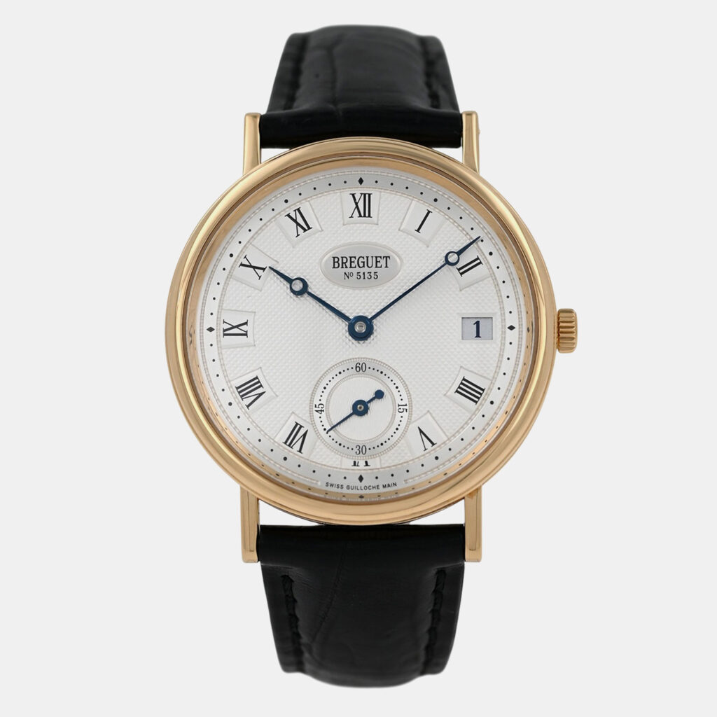 Breguet Classique 5920 Automatic White 18k Yellow Gold Men's Wristwatch 34.5 mm Breguet Classique 5920 Automatic White 18k Yellow Gold Men's Wristwatch 34.5 mm
