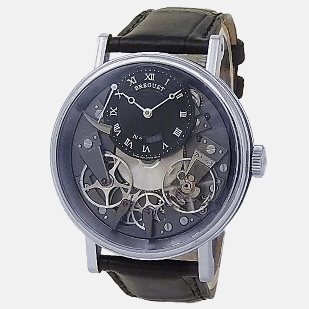 Breguet Tradition 7057BB-G9-9W6 Manual Winding Black Dial 18k White Gold Men's Wristwatch 40 mm Breguet Tradition 7057BB-G9-9W6 Manual Winding Black Dial 18k White Gold Men's Wristwatch 40 mm