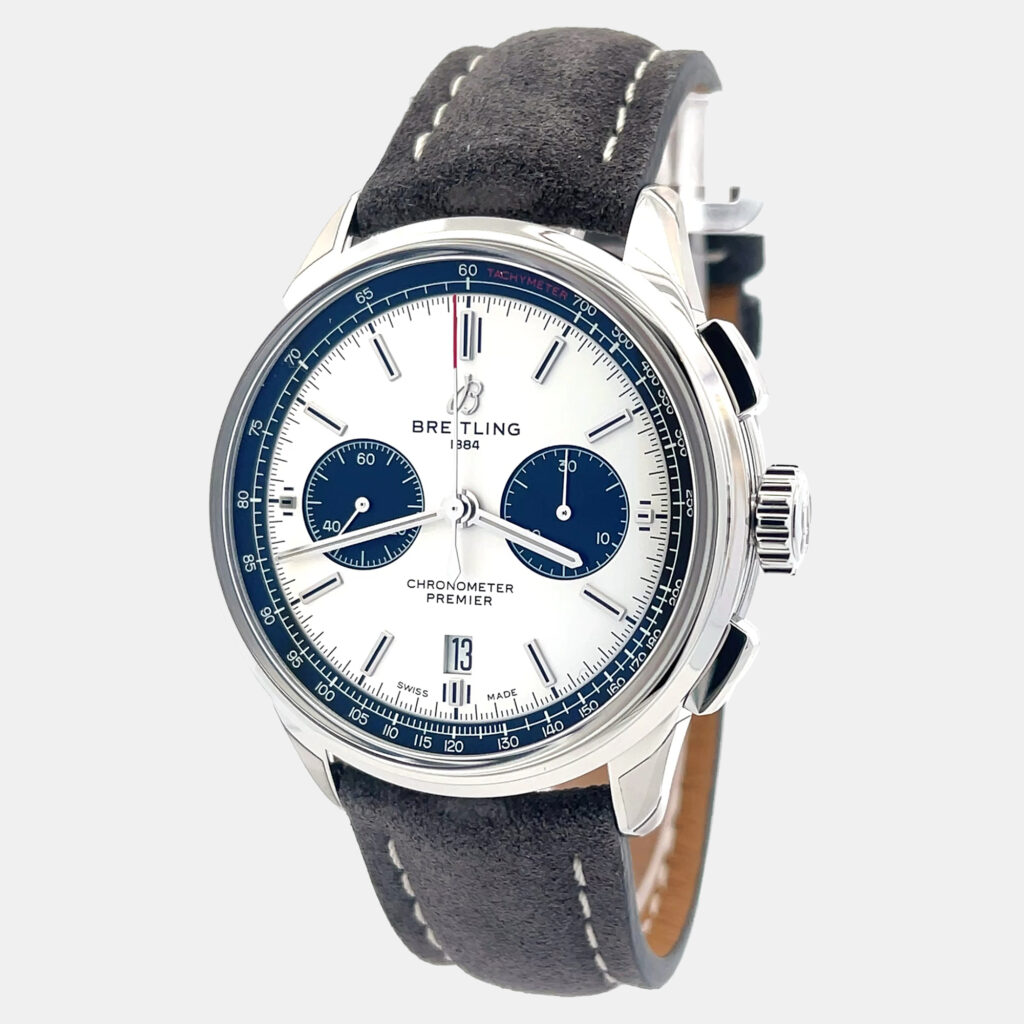 Breitling Premier AB0118221G1X2 Automatic Silver Stainless Steel Men’s Wristwatch 42 mm Breitling Premier AB0118221G1X2 Automatic Silver Stainless Steel Men’s Wristwatch 42 mm