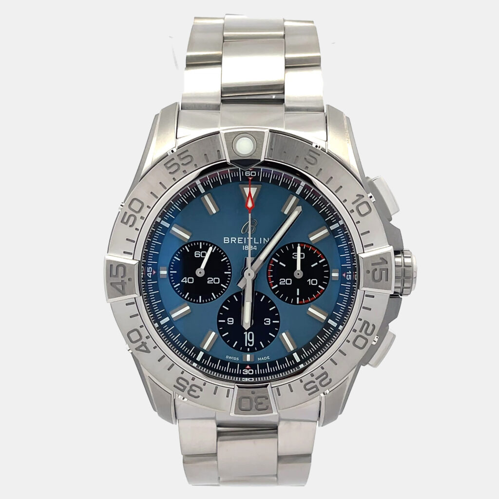 Breitling Super Avenger EB0148101C1E1 Automatic Blue Stainless Steel Men’s Wristwatch 46 mm Breitling Super Avenger EB0148101C1E1 Automatic Blue Stainless Steel Men’s Wristwatch 46 mm