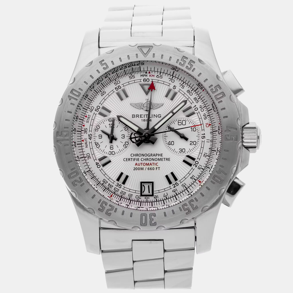 Breitling Silver Stainless Steel Professional A2736234/G615 Automatic Men's Wristwatch 43 mm