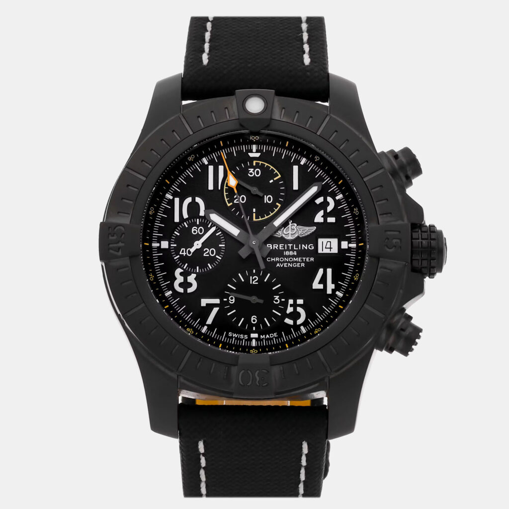 Breitling Avenger V13317101B1X2 Automatic Black Titanium Men’s Wristwatch 45 mm Breitling Avenger V13317101B1X2 Automatic Black Titanium Men’s Wristwatch 45 mm