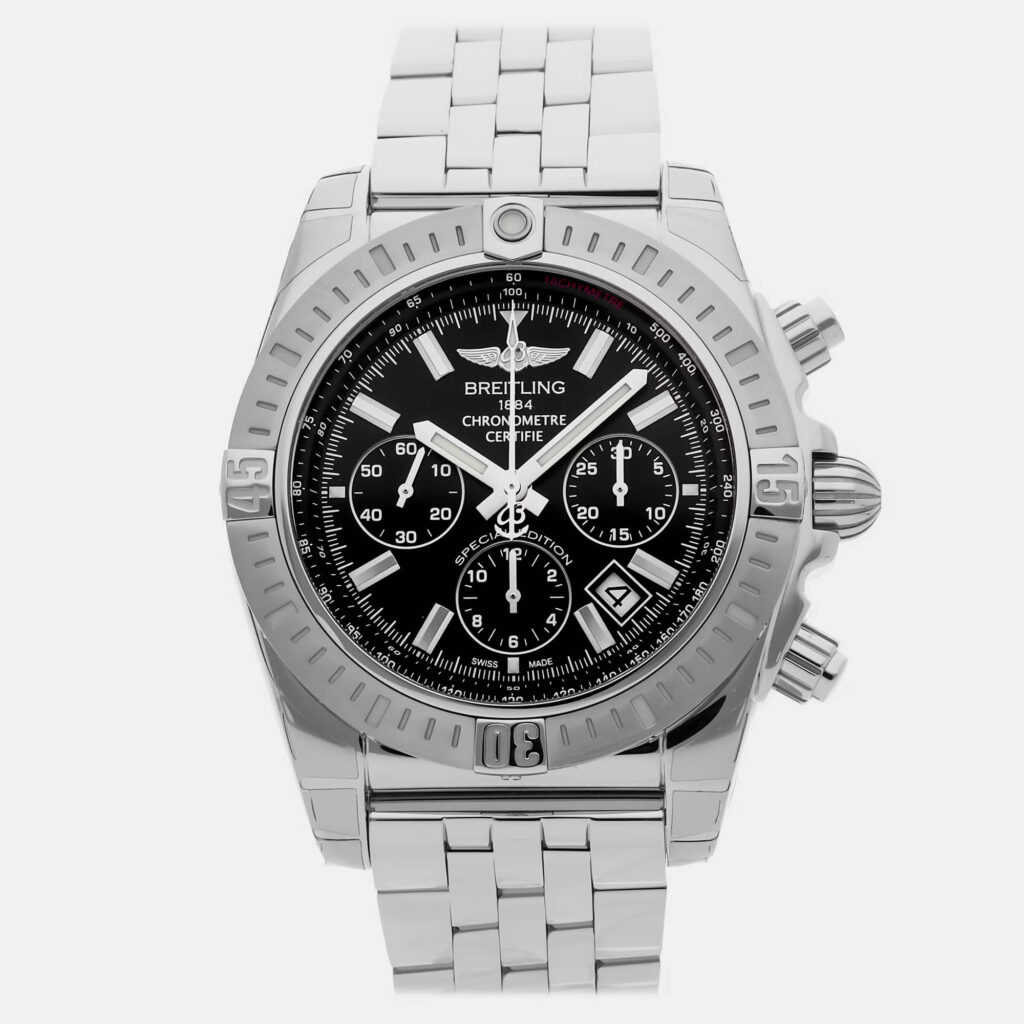 Breitling Chronomat AB0115111B1A1 Automatic Black Stainless Steel Men’s Wristwatch 44 mm Breitling Chronomat AB0115111B1A1 Automatic Black Stainless Steel Men’s Wristwatch 44 mm
