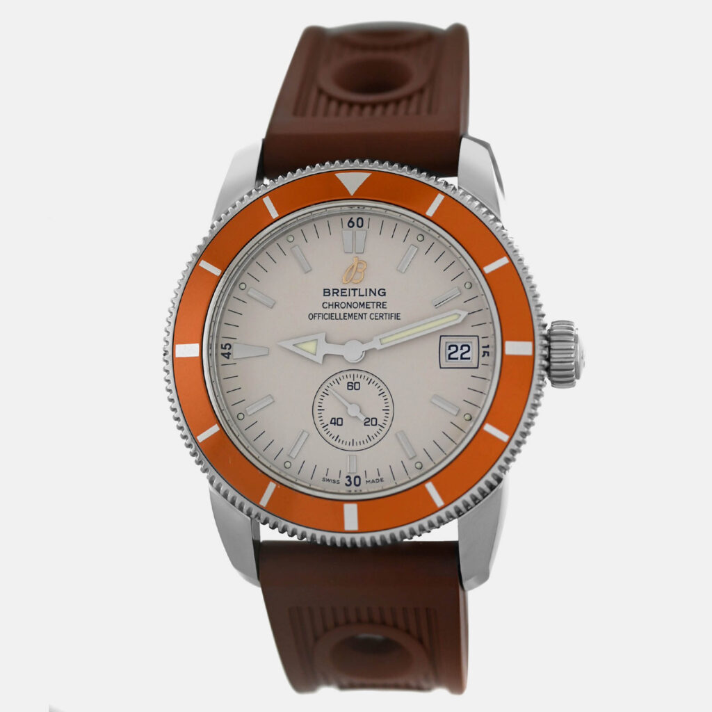 Breitling Superocean Heritage A37320 Automatic Cream Stainless Steel Men's Wristwatch 38 mm Breitling Superocean Heritage A37320 Automatic Cream Stainless Steel Men's Wristwatch 38 mm