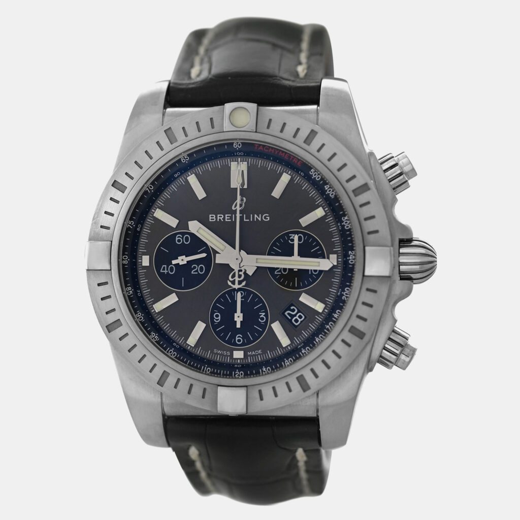Breitling Chronomat AB0115 Automatic Black Stainless Steel Men's Wristwatch 44 mm