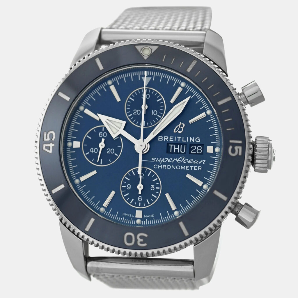 Breitling Superocean A13313 Automatic Blue Stainless Steel Men's Wristwatch 44 mm Breitling Superocean A13313 Automatic Blue Stainless Steel Men's Wristwatch 44 mm
