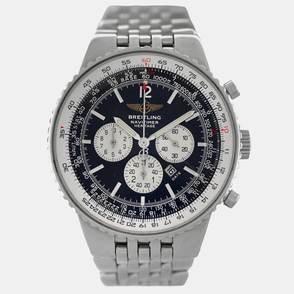 Breitling Navitimer A35340 Automatic Black Stainless Steel Men's Wristwatch 43 mm Breitling Navitimer A35340 Automatic Black Stainless Steel Men's Wristwatch 43 mm
