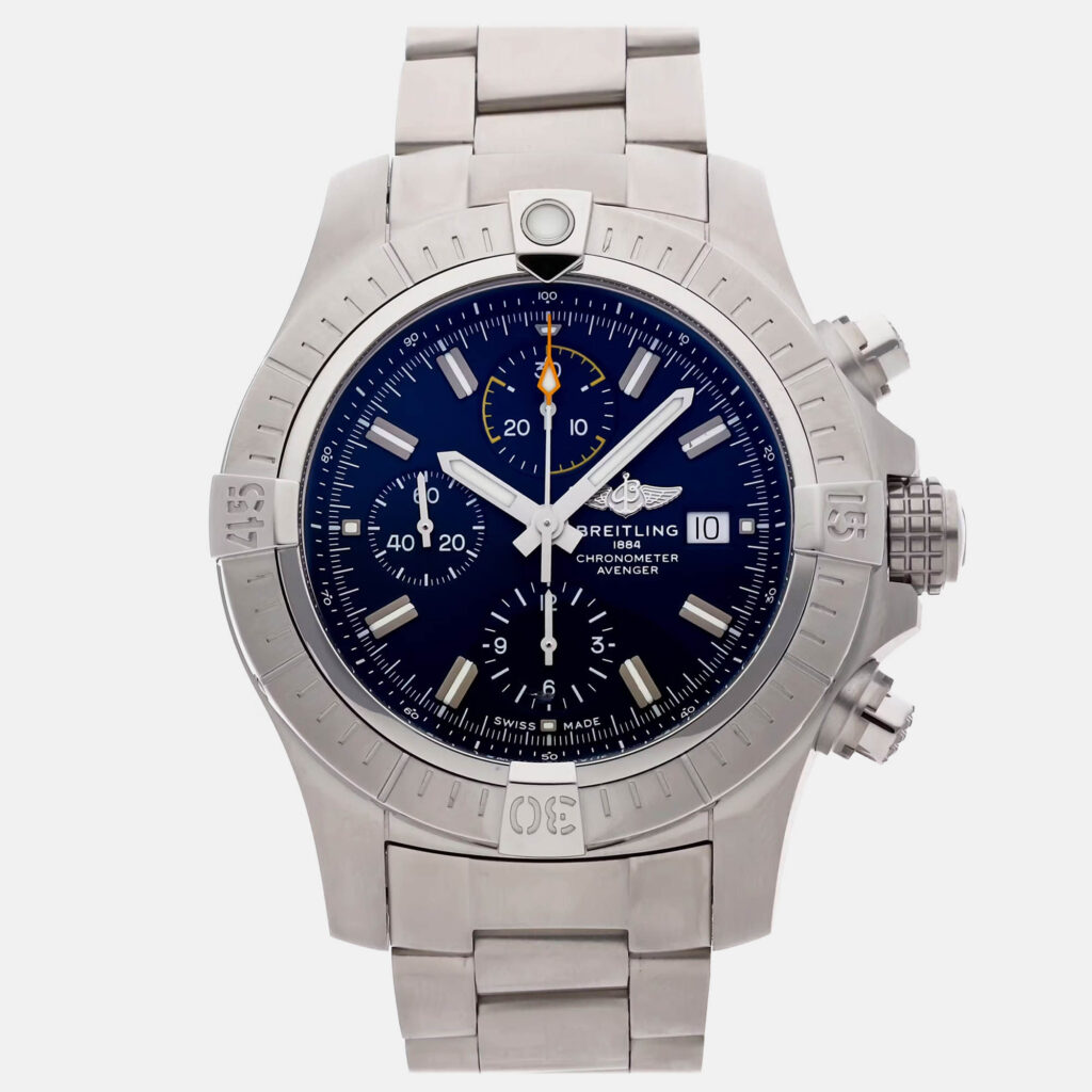 Breitling Avenger A13317101C1A1 Automatic Blue Stainless Steel Men’s Wristwatch 45 mm