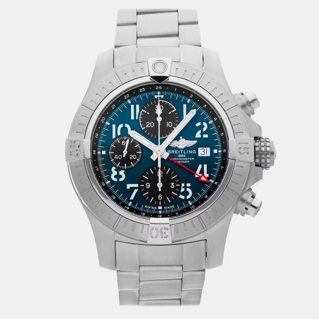 Pre-Owned Breitling Avenger Chronograph GMT A24315101C1A1 Pre-Owned Breitling Avenger Chronograph GMT A24315101C1A1