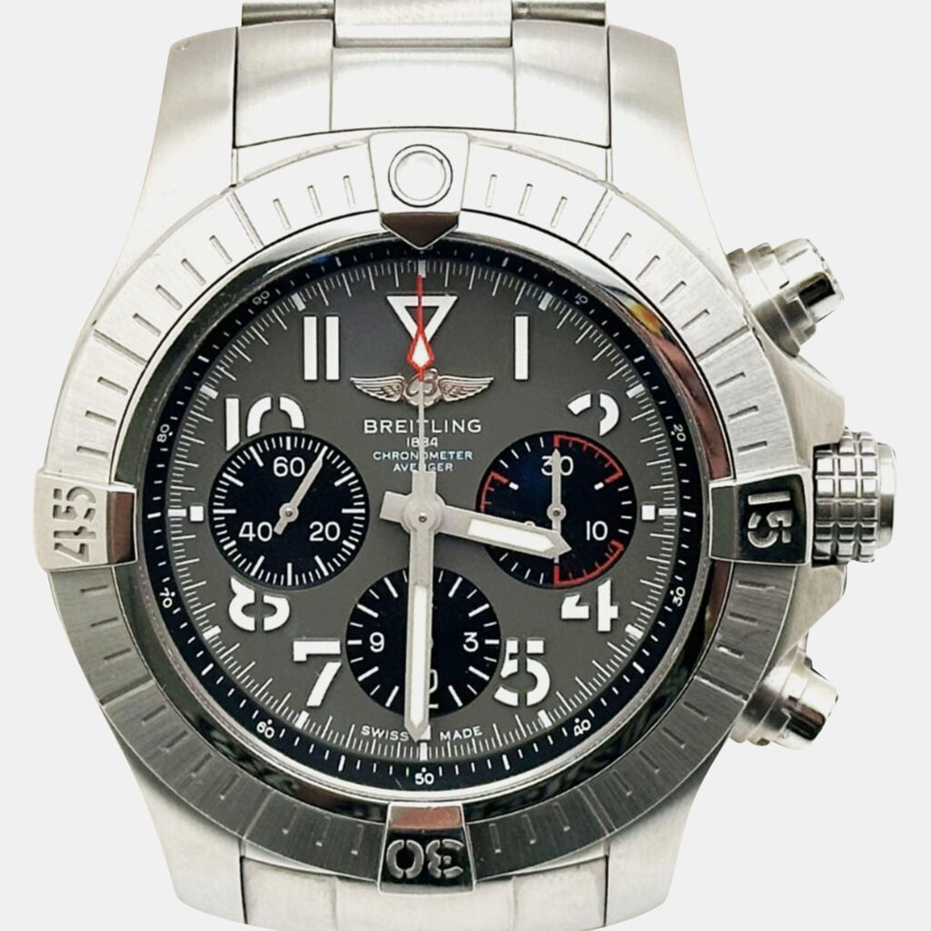 Breitling Avenger B01 AB0182 Automatic Grey Stainless Steel Men's Wristwatch 45 mm Breitling Avenger B01 AB0182 Automatic Grey Stainless Steel Men's Wristwatch 45 mm