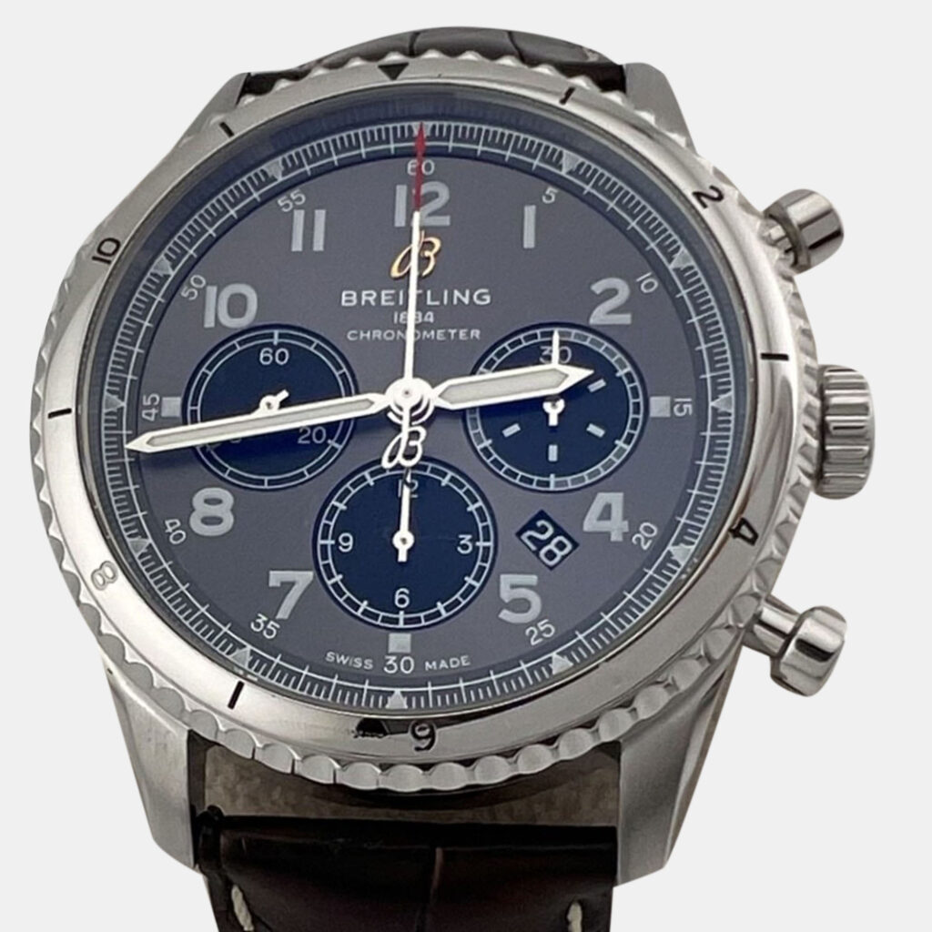 Breitling Aviator 8 B01 Chronograph AB01191 Automatic Anthracite Stainless Steel Men's Wristwatch 43 mm Breitling Aviator 8 B01 Chronograph AB01191 Automatic Anthracite Stainless Steel Men's Wristwatch 43 mm