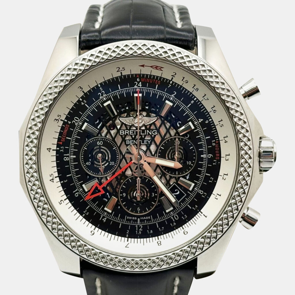 Breitling Bentley GMT B04 AB0431 Automatic Black Stainless Steel Men's Wristwatch 49 mm Breitling Bentley GMT B04 AB0431 Automatic Black Stainless Steel Men's Wristwatch 49 mm