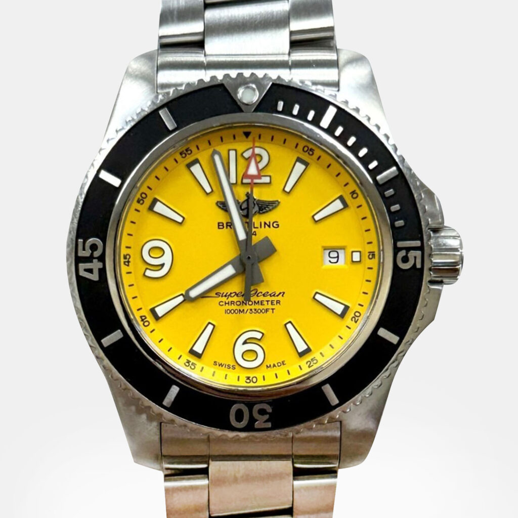 Breitling Superocean 44 A17367 Automatic Yellow Stainless Steel Men's Wristwatch 44 mm Breitling Superocean 44 A17367 Automatic Yellow Stainless Steel Men's Wristwatch 44 mm
