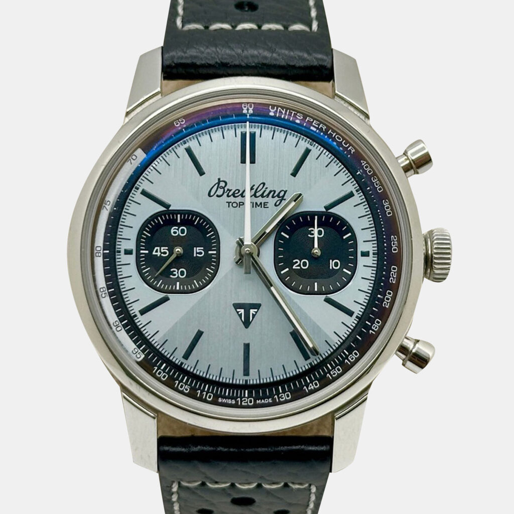 Breitling Top Time B01 Triumph AB0176 Automatic Ice Blue Stainless Steel Unisex Wristwatch 41 mm Breitling Top Time B01 Triumph AB0176 Automatic Ice Blue Stainless Steel Unisex Wristwatch 41 mm