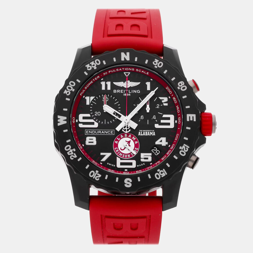 Pre-Owned Breitling Endurance Pro University of Alabama X823102C1B1S1 44 mm Pre-Owned Breitling Endurance Pro University of Alabama X823102C1B1S1 44 mm