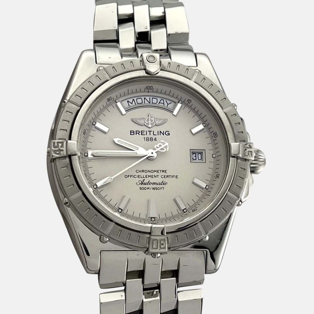 Breitling Headwind A45355 Automatic White Stainless Steel Men's Wristwatch 43 mm Breitling Headwind A45355 Automatic White Stainless Steel Men's Wristwatch 43 mm