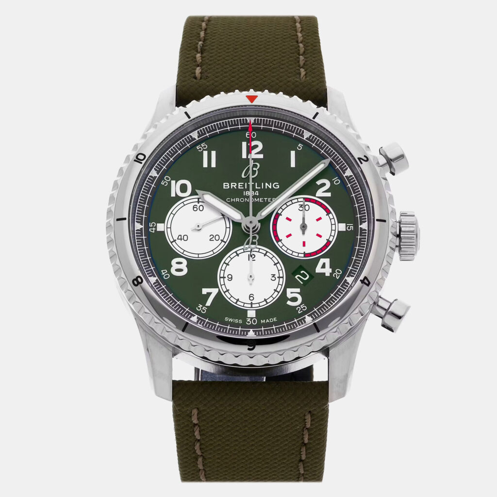 Pre-Owned Breitling Aviator 8 B01 Chronograph AB01192A1L1X1 Pre-Owned Breitling Aviator 8 B01 Chronograph AB01192A1L1X1
