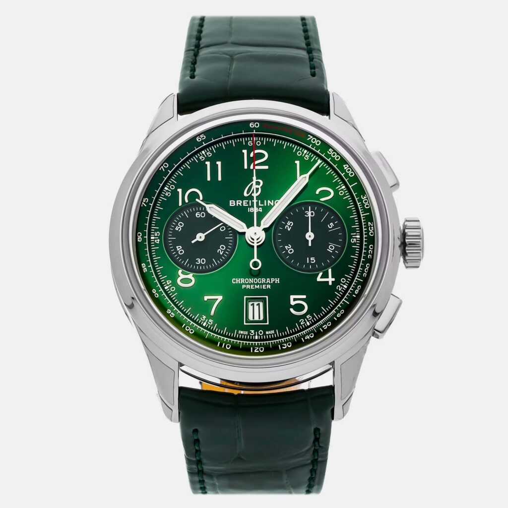 Pre-Owned Breitling Premier B01 Chronograph AB0145371L1P2 Pre-Owned Breitling Premier B01 Chronograph AB0145371L1P2