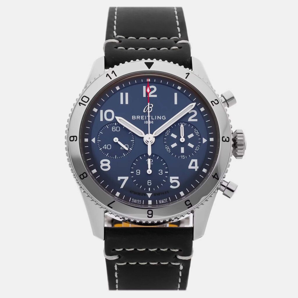 Pre-Owned Breitling Classic Avi Chronograph F4U Corsair A233801A1C1X1 Pre-Owned Breitling Classic Avi Chronograph F4U Corsair A233801A1C1X1