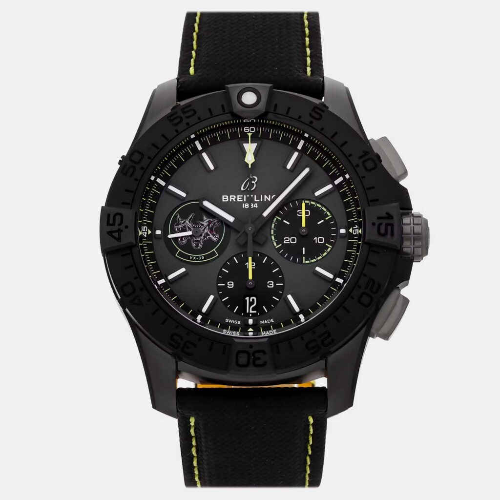 Pre-Owned Breitling Avenger B01 Chronograph Night Mission Bloodhounds SB01472A1B1X1 Pre-Owned Breitling Avenger B01 Chronograph Night Mission Bloodhounds SB01472A1B1X1