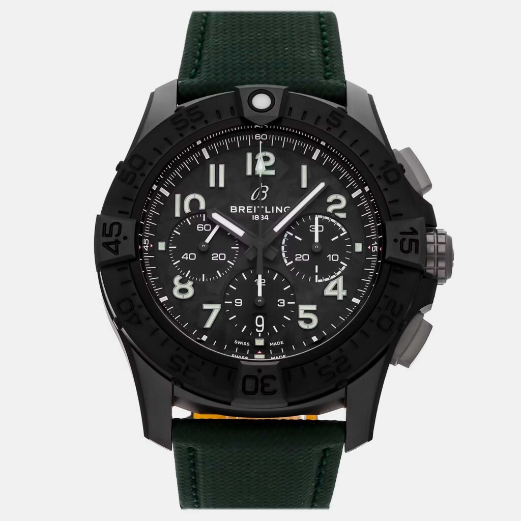 Pre-Owned Breitling Super Avenger B01 Chronograph Night Mission SB0148101B1X1 Pre-Owned Breitling Super Avenger B01 Chronograph Night Mission SB0148101B1X1