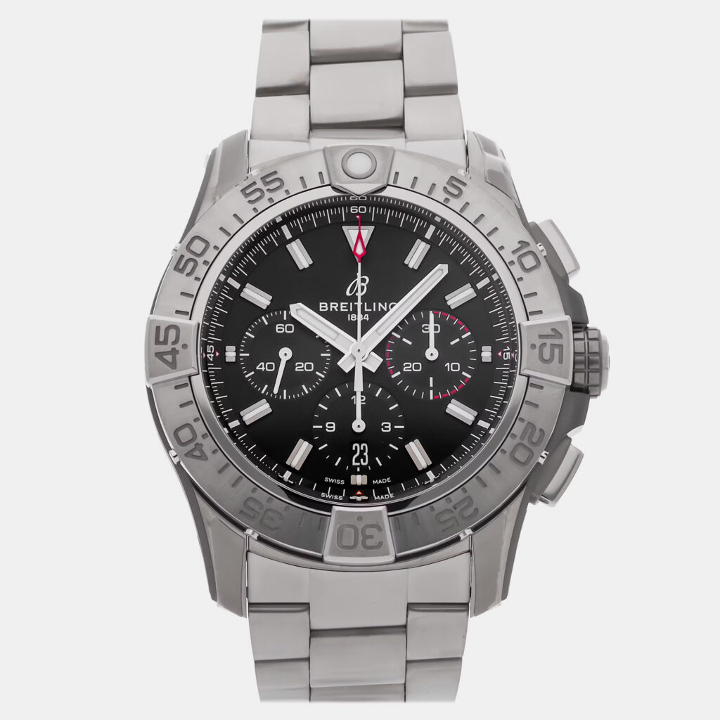 Pre-Owned Breitling Super Avenger B01 Chronograph EB0148101B1E1 Automatic 46 mm Pre-Owned Breitling Super Avenger B01 Chronograph EB0148101B1E1 Automatic 46 mm