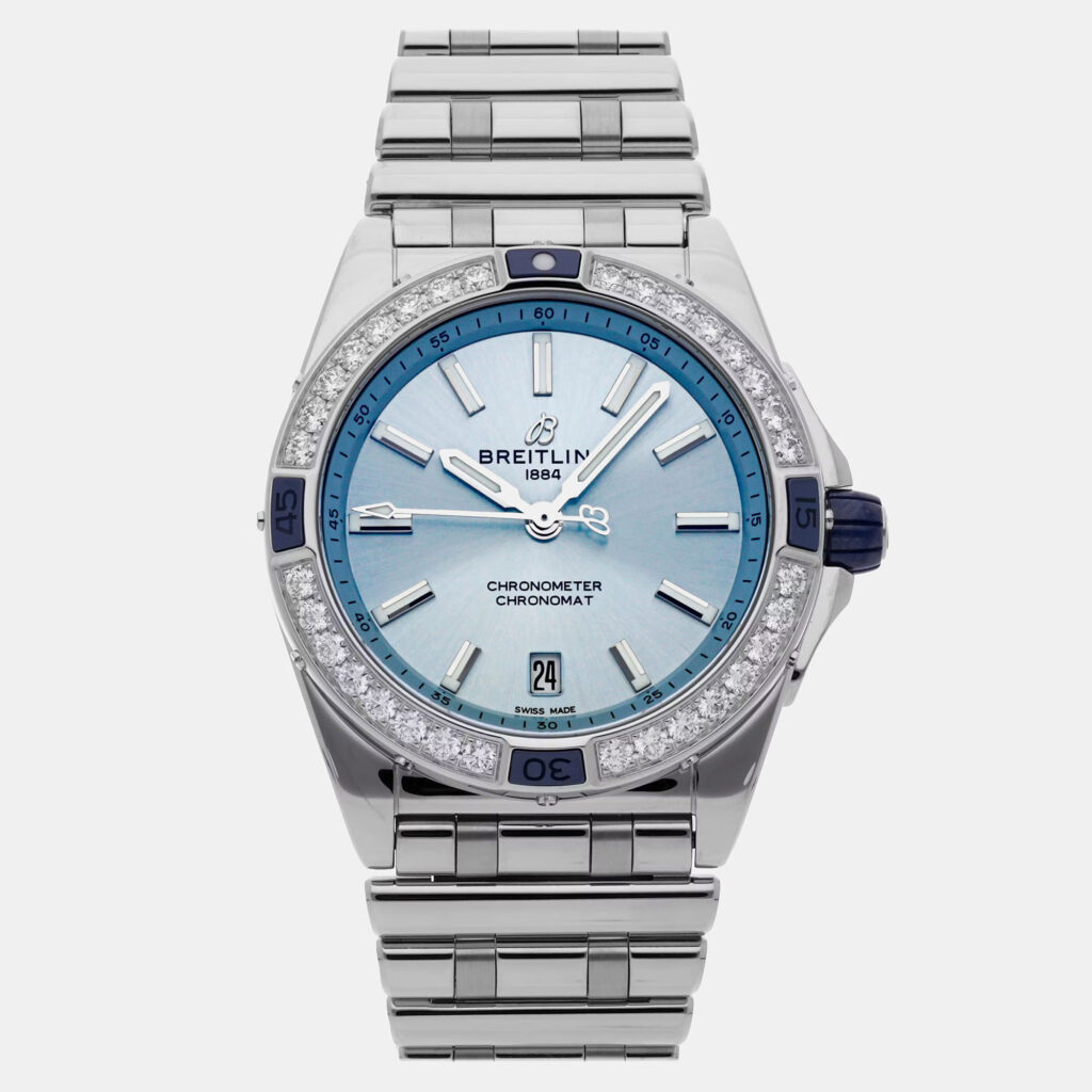 Pre-Owned Breitling Super Chronomat A17356531C1A1 Automatic 38 mm Pre-Owned Breitling Super Chronomat A17356531C1A1 Automatic 38 mm