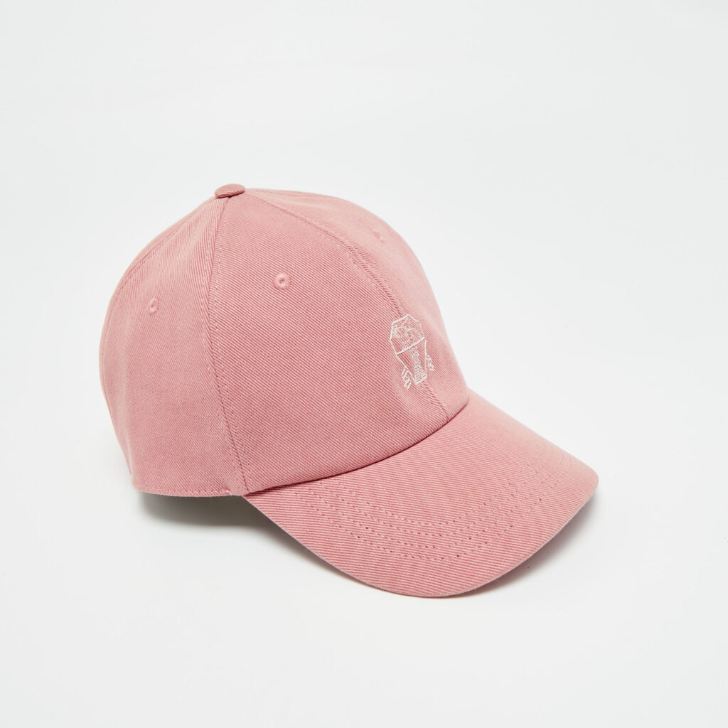 Brunello Cucinelli Pink Logo Embroidered Cotton Baseball Cap L Brunello Cucinelli Pink Logo Embroidered Cotton Baseball Cap L