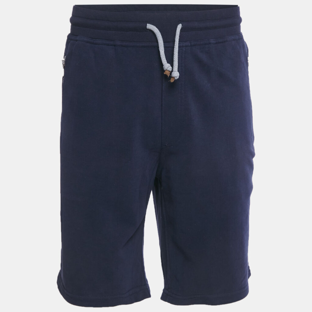 luxury-men-brunello-cucinelli-used-clothes-p1240575-002.jpg Brunello Cucinelli Blue Cotton Drawstring Shorts XL