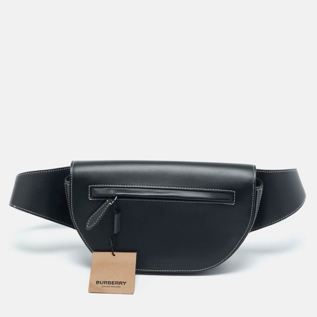 Burberry Black Leather Small Olympia Belt Bag Burberry Black Leather Small Olympia Belt Bag