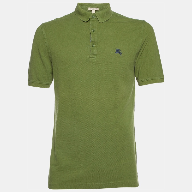 Burberry Brit Green Cotton Pique Polo T-Shirt M