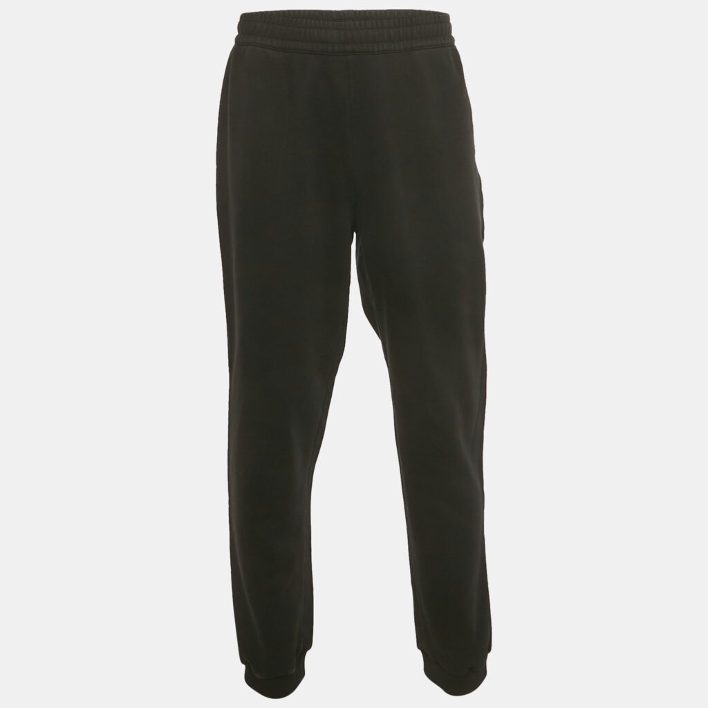 Burberry Black Logo Applique Cotton Jogger Pants XXL Burberry Black Logo Applique Cotton Jogger Pants XXL